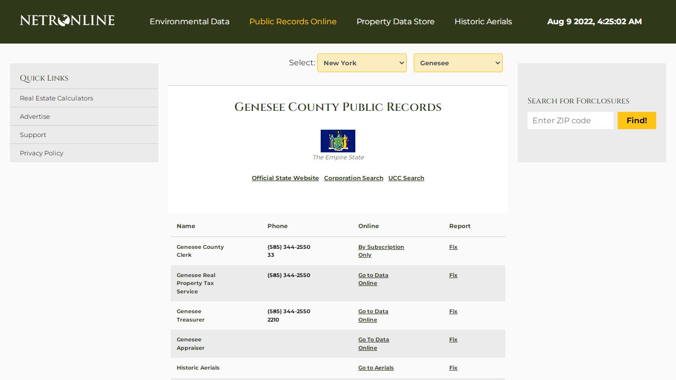 NETR Online • Genesee • Genesee Public Records, Search ...